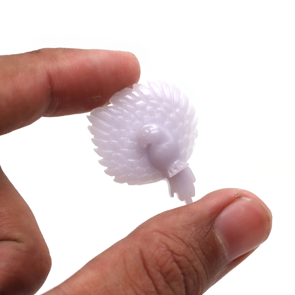 Yttrium Fluorite Parrot Carving 