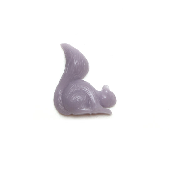 Natural Yttrium Fluorite Squirrel Carving Loose Gemstone, 24x29mm , Yttrium Fluorite Making Jewelry , 1 Piece