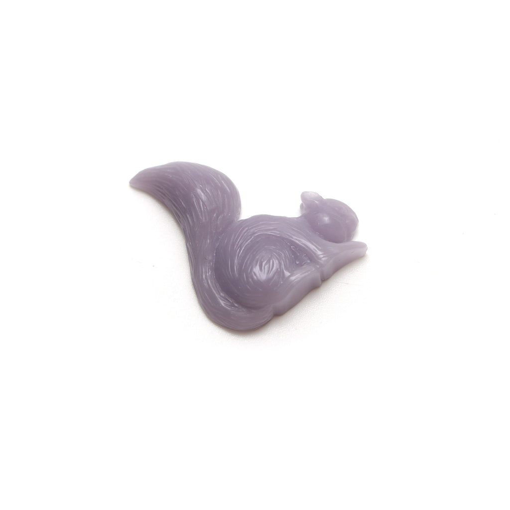 Yttrium Fluorite Squirrel Carving 