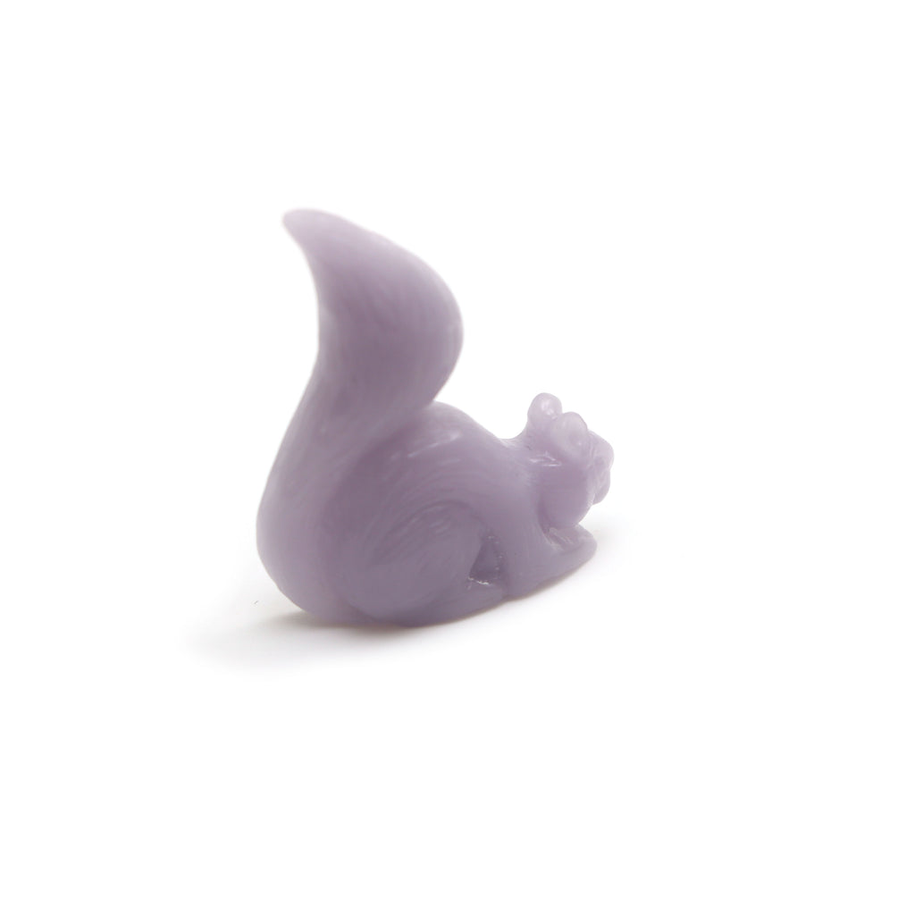 Yttrium Fluorite Squirrel Carving 