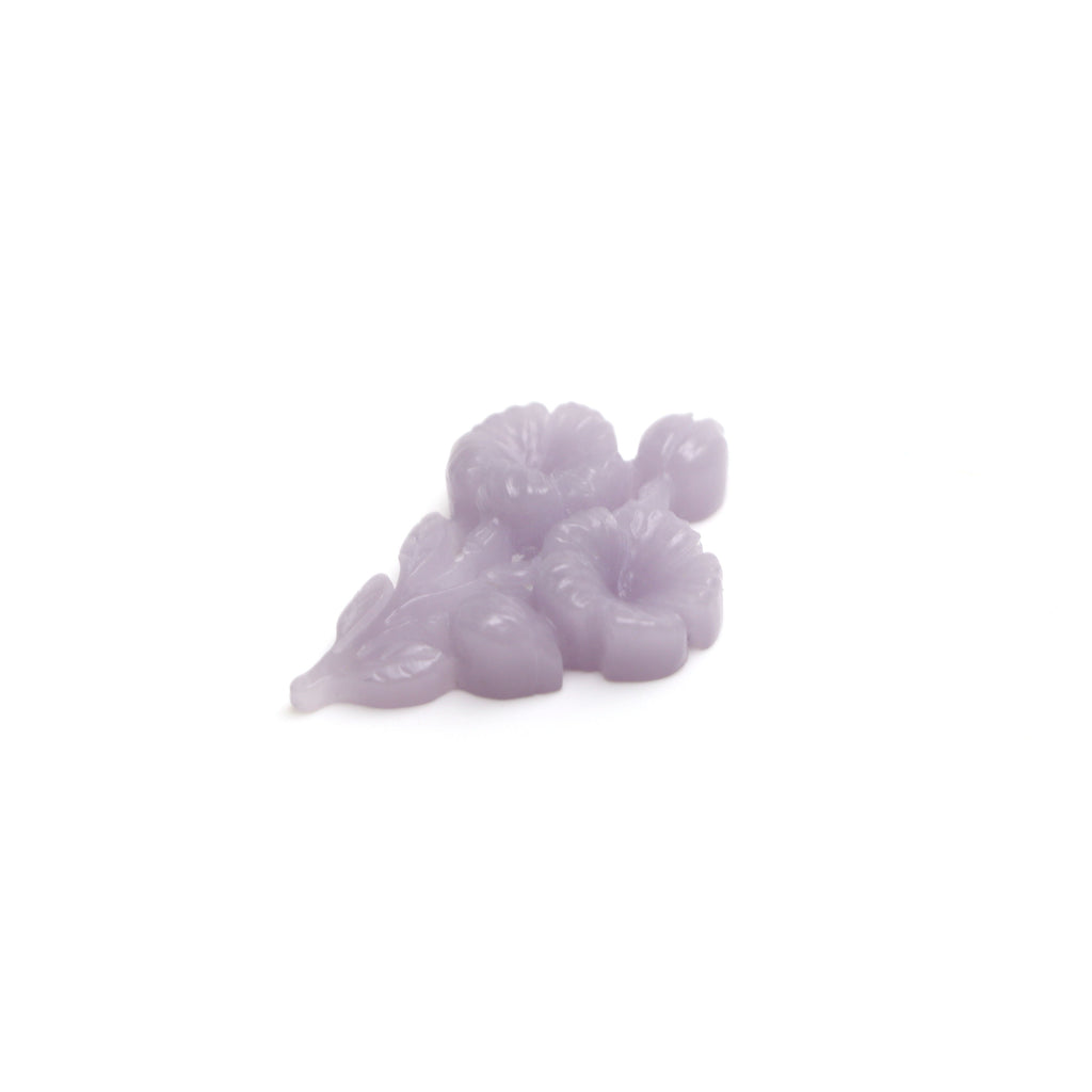 Yttrium Fluorite Flower Plant Carving