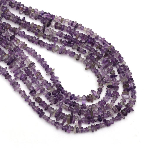 Fluorite Smooth Chips Beads, 3x3 mm to 3x6 mm, Fluorite Jewelry Making Beads, 18 Inches Full Strand, Price Per Strand