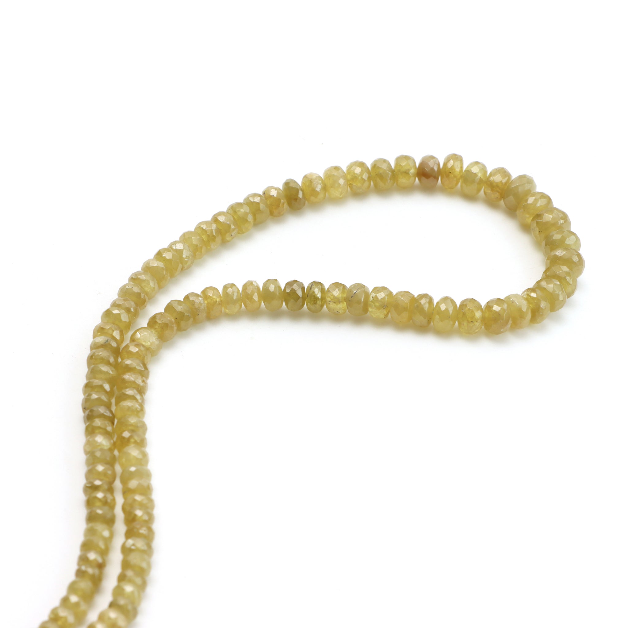 【福袋セール】 スフェーンファセットロンデルビーズ、4.5 mm 8 ～ mm ビーズ・レジン・アクセサリ