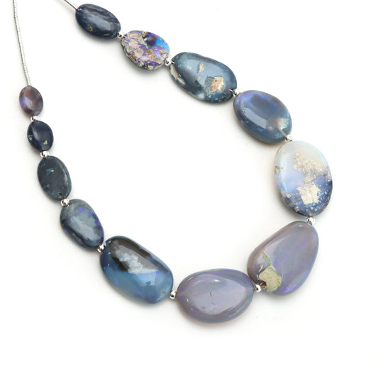 6.5x8.5 -16x22 mm Australian Opal Smooth Nugget Shape Beads