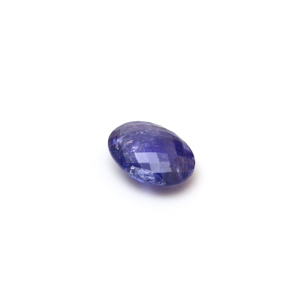Natural Tanzanite Checker Cut Oval Loose Gemstone, 13x18mm, Tanzanite Faceted Oval Gemstone, Tanzanite Jewelry Making - National Facets, Gemstone Manufacturer, Natural Gemstones, Gemstone Beads, Gemstone Carvings