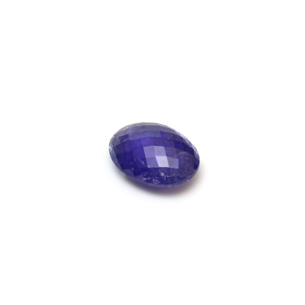 Natural Tanzanite Checker Cut Oval Loose Gemstone, 13x18mm, Tanzanite Faceted Oval Gemstone, Tanzanite Jewelry Making - National Facets, Gemstone Manufacturer, Natural Gemstones, Gemstone Beads, Gemstone Carvings
