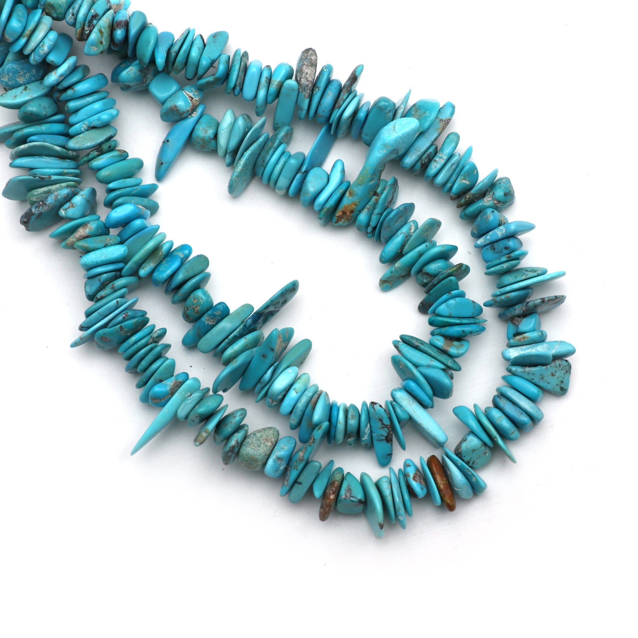 Natural Turquoise Smooth Nugget Beads, 7x7 mm to 7x9 mm, Turquoise