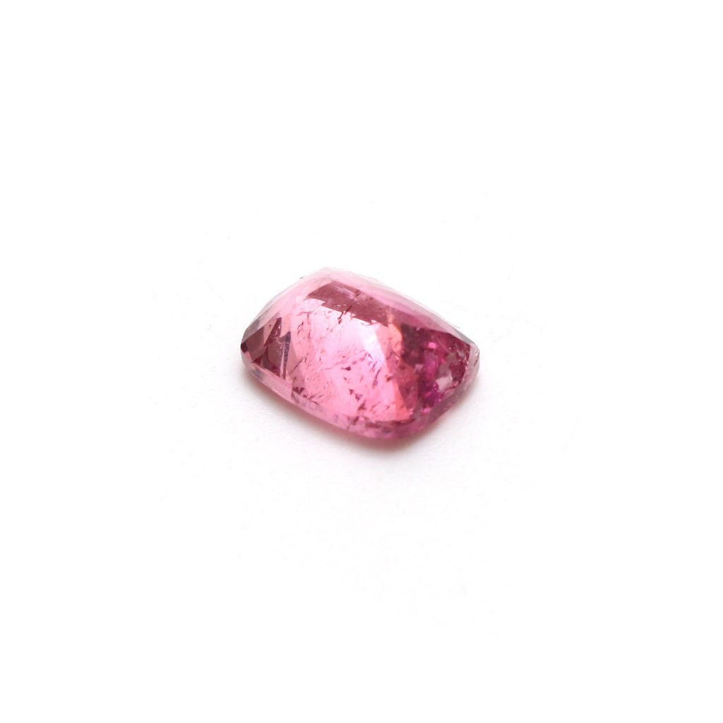 Natural Rubelite Faceted Rectangle Loose Gemstone, 7x9 mm, Rubelite Jewelry Handmade Gift For Women, 1 Piece - National Facets, Gemstone Manufacturer, Natural Gemstones, Gemstone Beads, Gemstone Carvings
