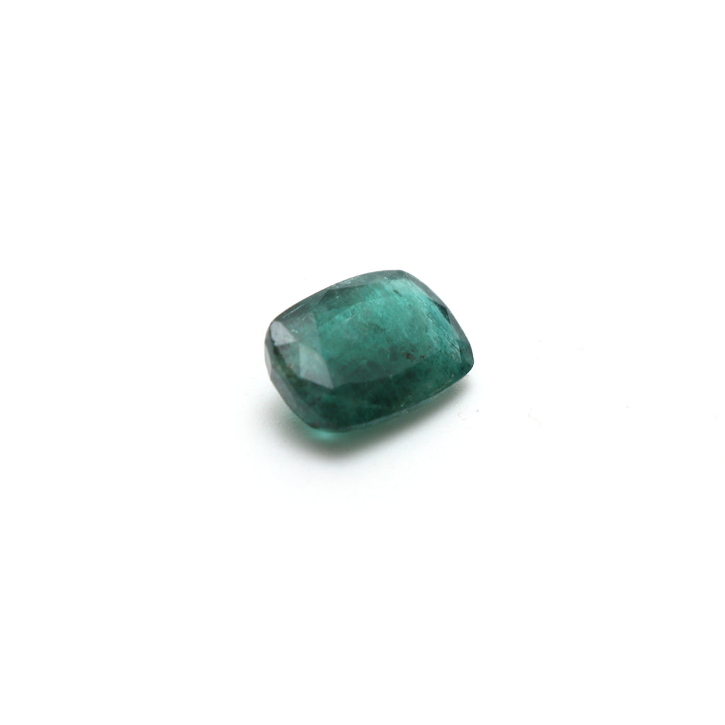 Natural Emerald Faceted Rectangle Loose Gemstone, 8x11.5 mm, Emerald Jewelry Handmade Gift for Women, 1 Piece - National Facets, Gemstone Manufacturer, Natural Gemstones, Gemstone Beads, Gemstone Carvings