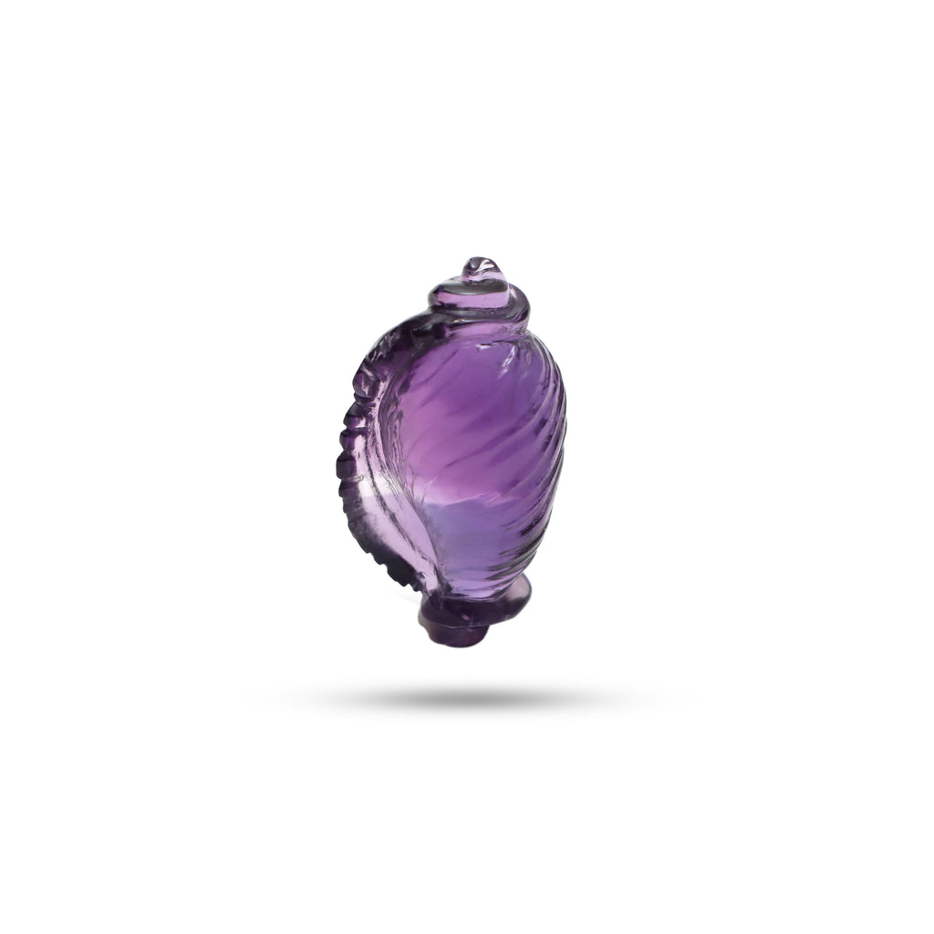 Amethyst Shell Carving