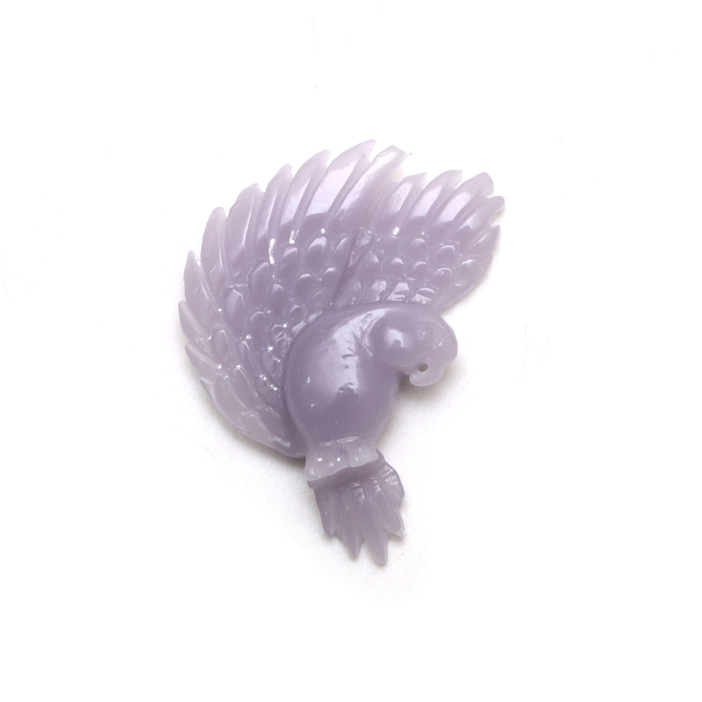 Yttrium Fluorite Parrot Carving 