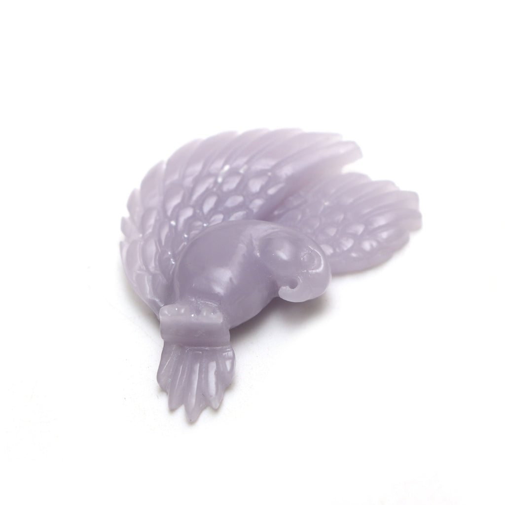 Yttrium Fluorite Parrot Carving 