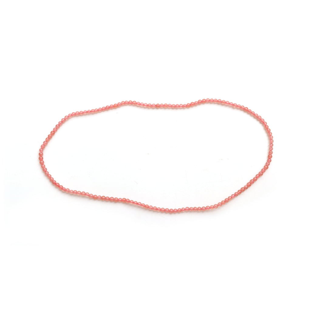 Natural Rhodochrosite Smooth Round Beads, 4.5 MM, Rhodochrosite Jewelry Handmade Gift for Women, 21 Inches Full Strand, Price Per Strand - National Facets, Gemstone Manufacturer, Natural Gemstones, Gemstone Beads