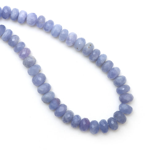 Hackmanite Faceted Rondelle Beads, 5 mm To 7.5 mm, Hackmanite Jewelry Making Beads, 18 Inches Full Strand, Price Per Strand