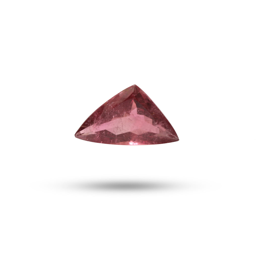 Rubellite Tourmaline Faceted Trillion Shape Gemstone, Rubellite Loose Gemstone, 12x21 mm, Tourmaline Jewelry Making Gemstone, 1 Piece - National Facets, Gemstone Manufacturer, Natural Gemstones, Gemstone Beads, Gemstone Carvings