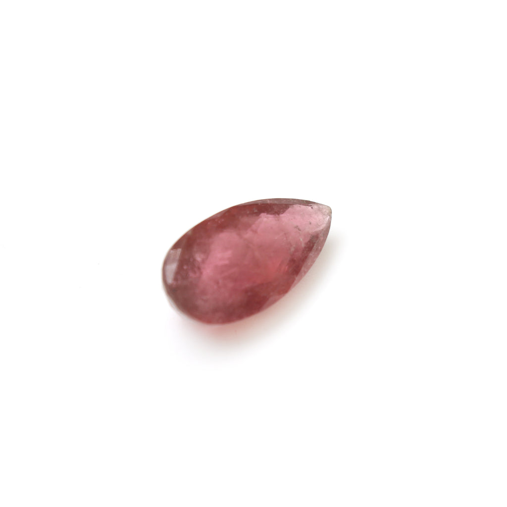 Natural Pink Tourmaline Faceted Briolette Pear Loose Gemstone, 11x21 mm, Tourmaline Pear Jewelry Making Gemstone, Tourmaline Pear, 1 Piece - National Facets, Gemstone Manufacturer, Natural Gemstones, Gemstone Beads, Gemstone Carvings