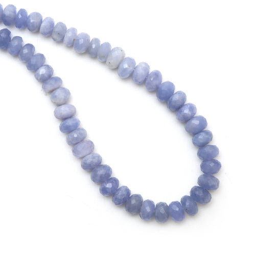 Hackmanite Faceted Rondelle Beads, 5 mm To 7.5 mm, Hackmanite Jewelry Making Beads, 18 Inches Full Strand, Price Per Strand