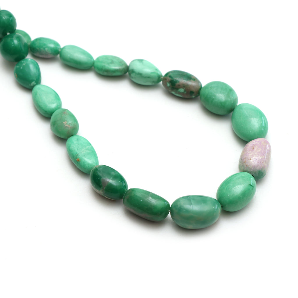 Natural Verasite Smooth Tumble Beads, 7x10 mm to 10.5x16.5, Verasite Jewelry Handmade Gift for Women, 11.5 Inches Strand, Price Per Strand - National Facets, Gemstone Manufacturer, Natural Gemstones, Gemstone Beads, Gemstone Carvings