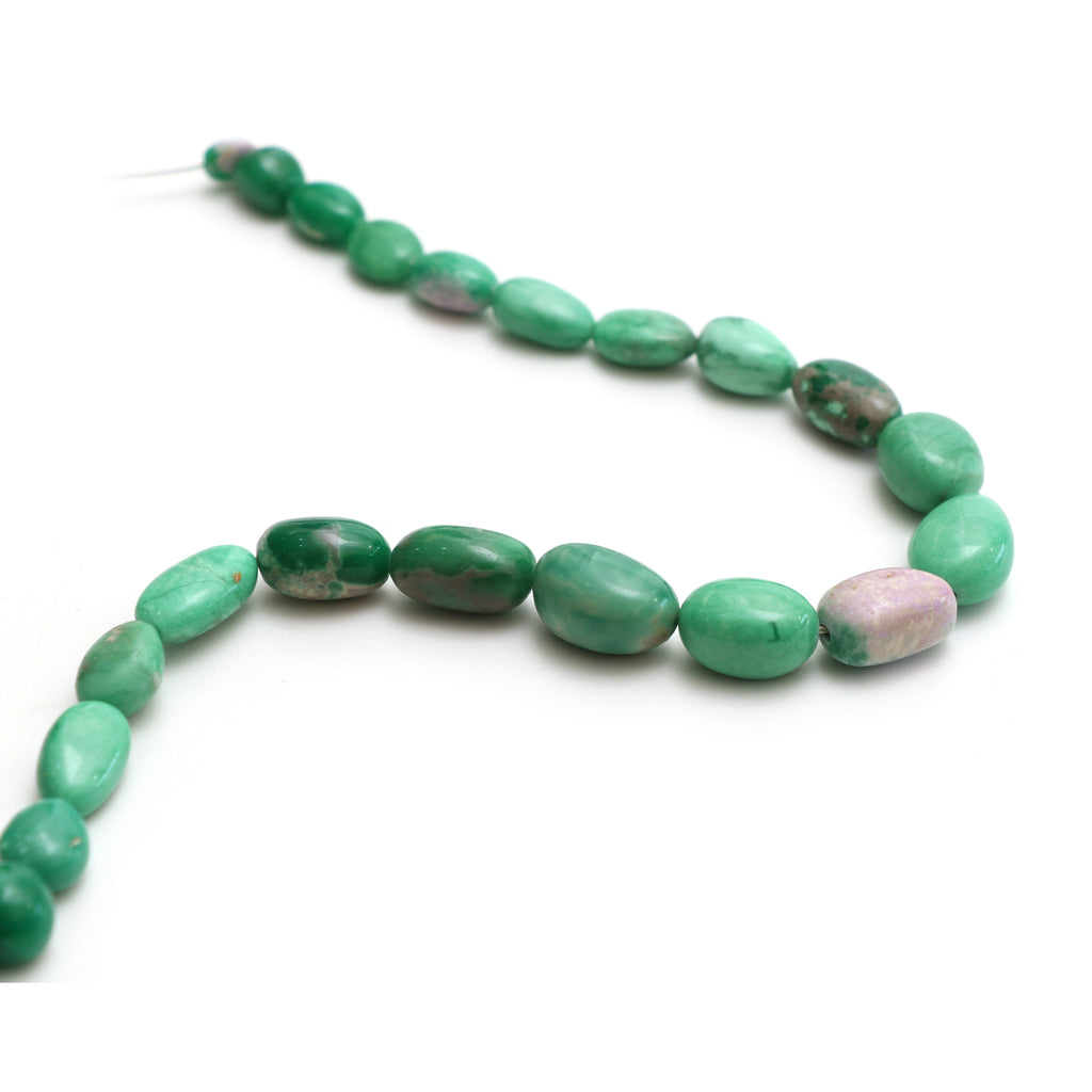 Natural Verasite Smooth Tumble Beads, 7x10 mm to 10.5x16.5, Verasite Jewelry Handmade Gift for Women, 11.5 Inches Strand, Price Per Strand - National Facets, Gemstone Manufacturer, Natural Gemstones, Gemstone Beads, Gemstone Carvings