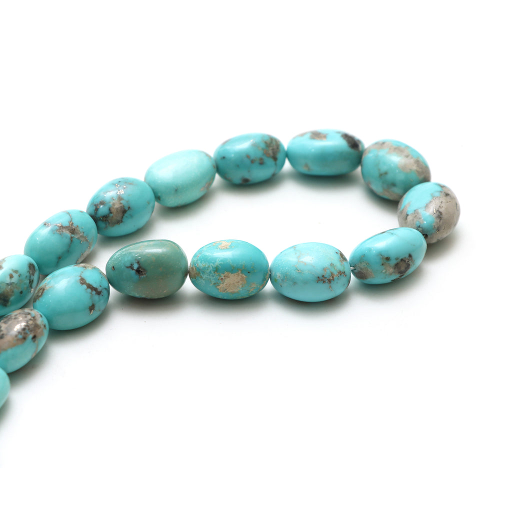 Turquoise Smooth Tumble Beads