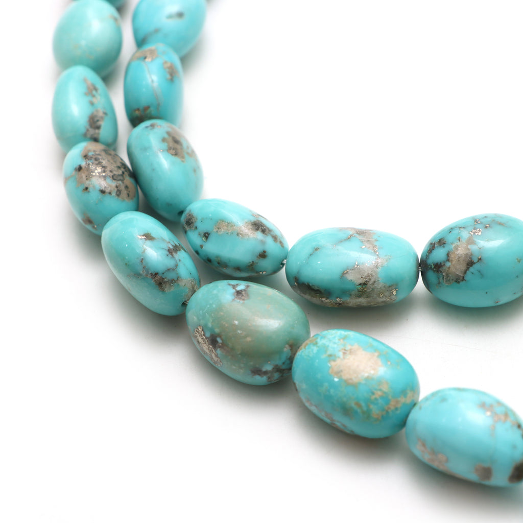 Turquoise Smooth Tumble Beads