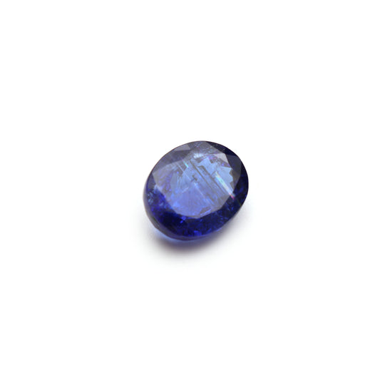 Natural Tanzanite Faceted Oval Loose Gemstone, 11x13.5 mm, Tanzanite , 1 Piece