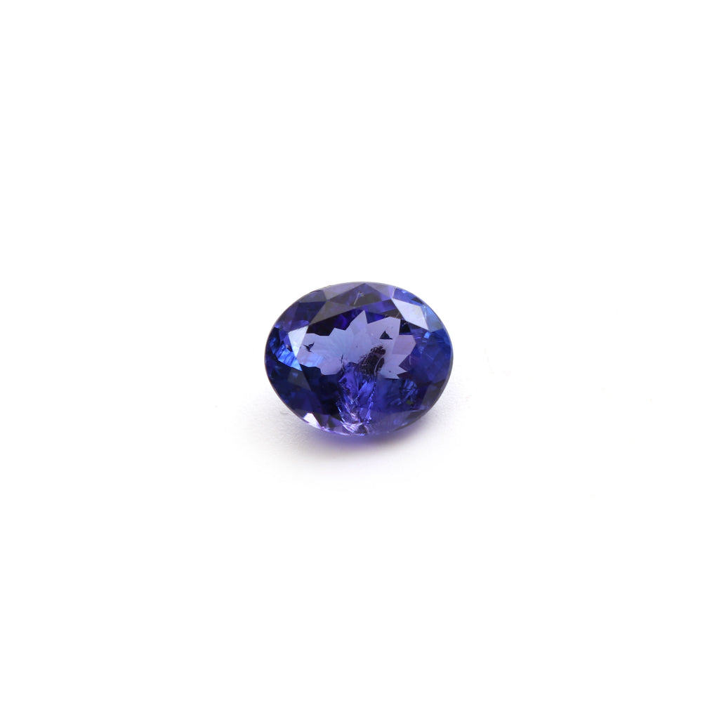 Natural Tanzanite Checker Cut Oval Loose Gemstone, 9x11 mm, Tanzanite Oval, Tanzanite Jewelry Making, 1 Piece - National Facets, Gemstone Manufacturer, Natural Gemstones, Gemstone Beads