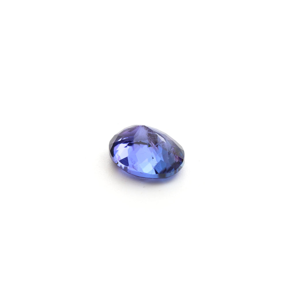 Natural Tanzanite Checker Cut Oval Loose Gemstone, 9x11 mm, Tanzanite Oval, Tanzanite Jewelry Making, 1 Piece - National Facets, Gemstone Manufacturer, Natural Gemstones, Gemstone Beads