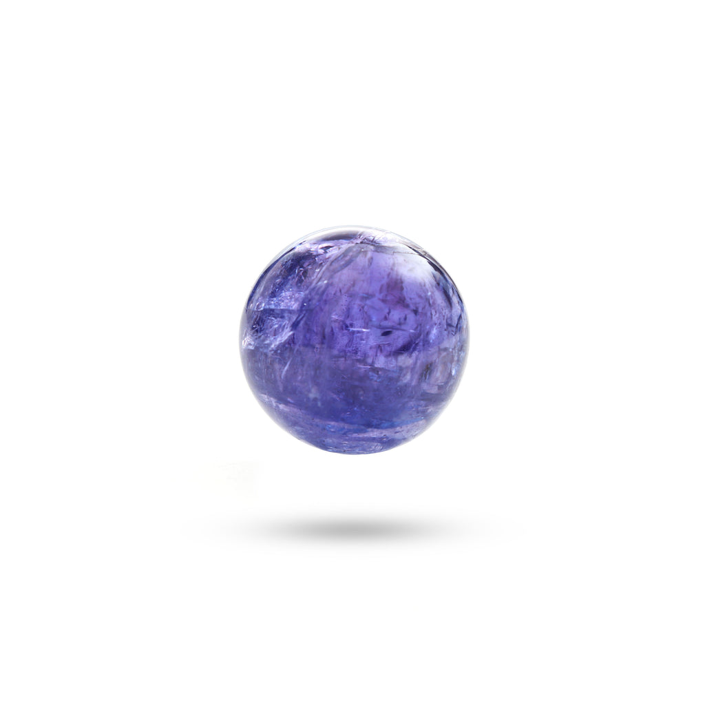 Natural Tanzanite Smooth Round Loose Gemstone, 21 mm, Tanzanite Round, Tanzanite Jewelry Making, 1 Piece - National Facets, Gemstone Manufacturer, Natural Gemstones, Gemstone Beads