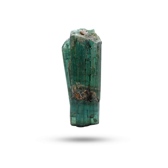 Natural Green Tourmaline Rough Specimen Loose Gemstone, 16x39mm , Tourmaline Jewelry Making Gemstone, 1 Piece