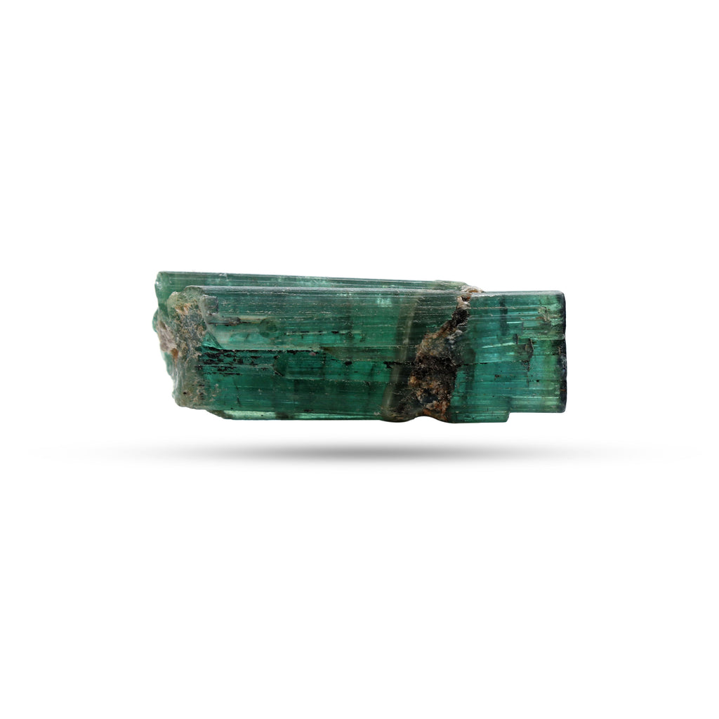 Natural Green Tourmaline Rough Specimen Loose Gemstone, 16x39mm , Green Tourmaline Raw Gem Quality, Jewelry Handmade , 1 Piece - National Facets, Gemstone Manufacturer, Natural Gemstones, Gemstone Beads, Gemstone Carvings