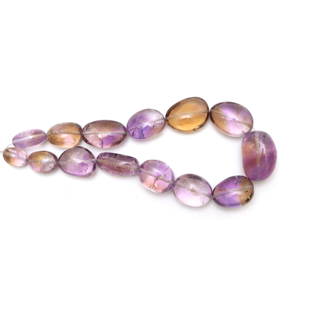 Ametrine Smooth Tumble Beads