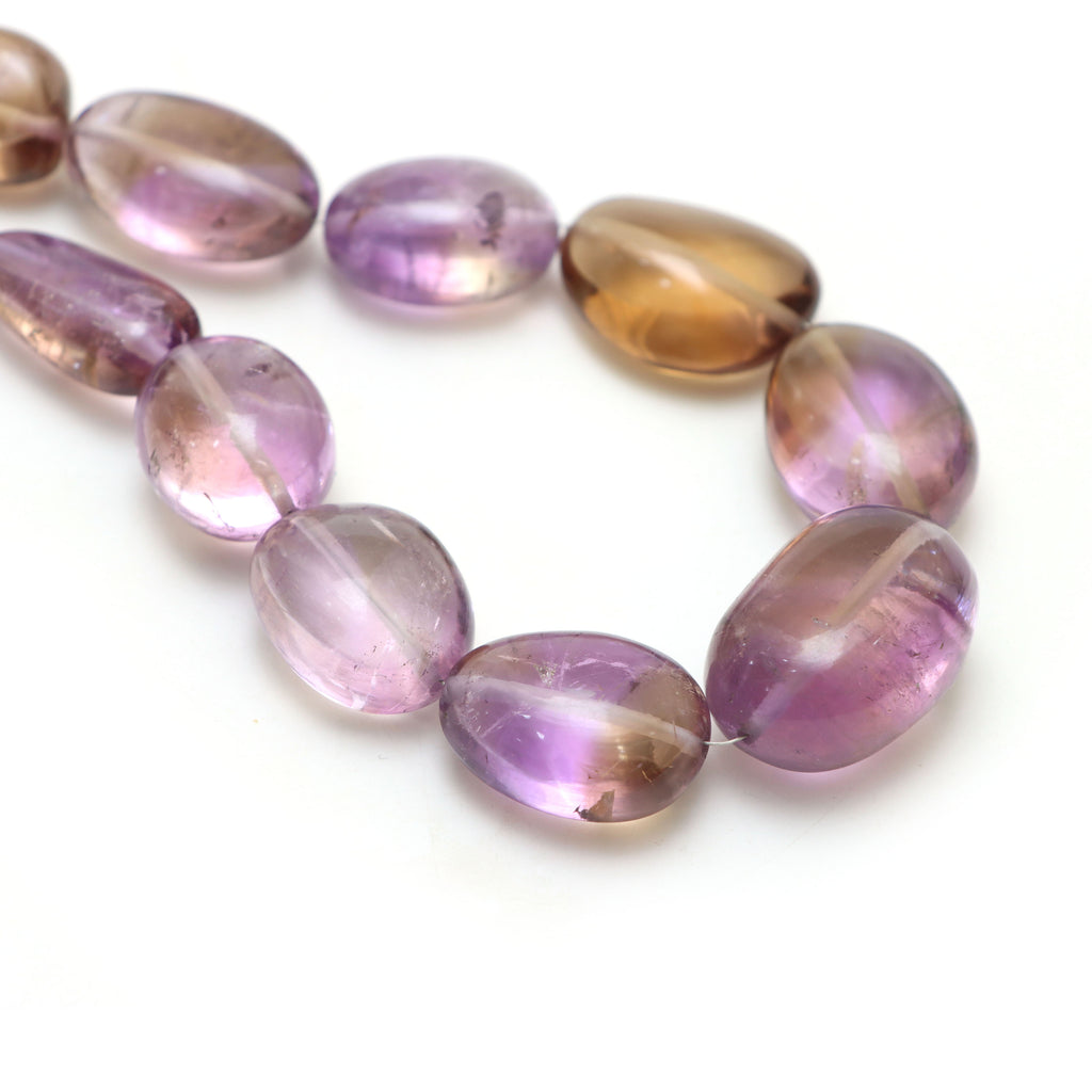 Ametrine Smooth Tumble Beads