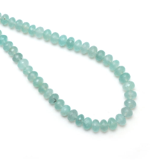 Mintprase Faceted Rondelle Beads, 8 mm to 9 mm, Mintprase Jewelry Making Beads, 18 Inches Full Strand, Price Per Strand