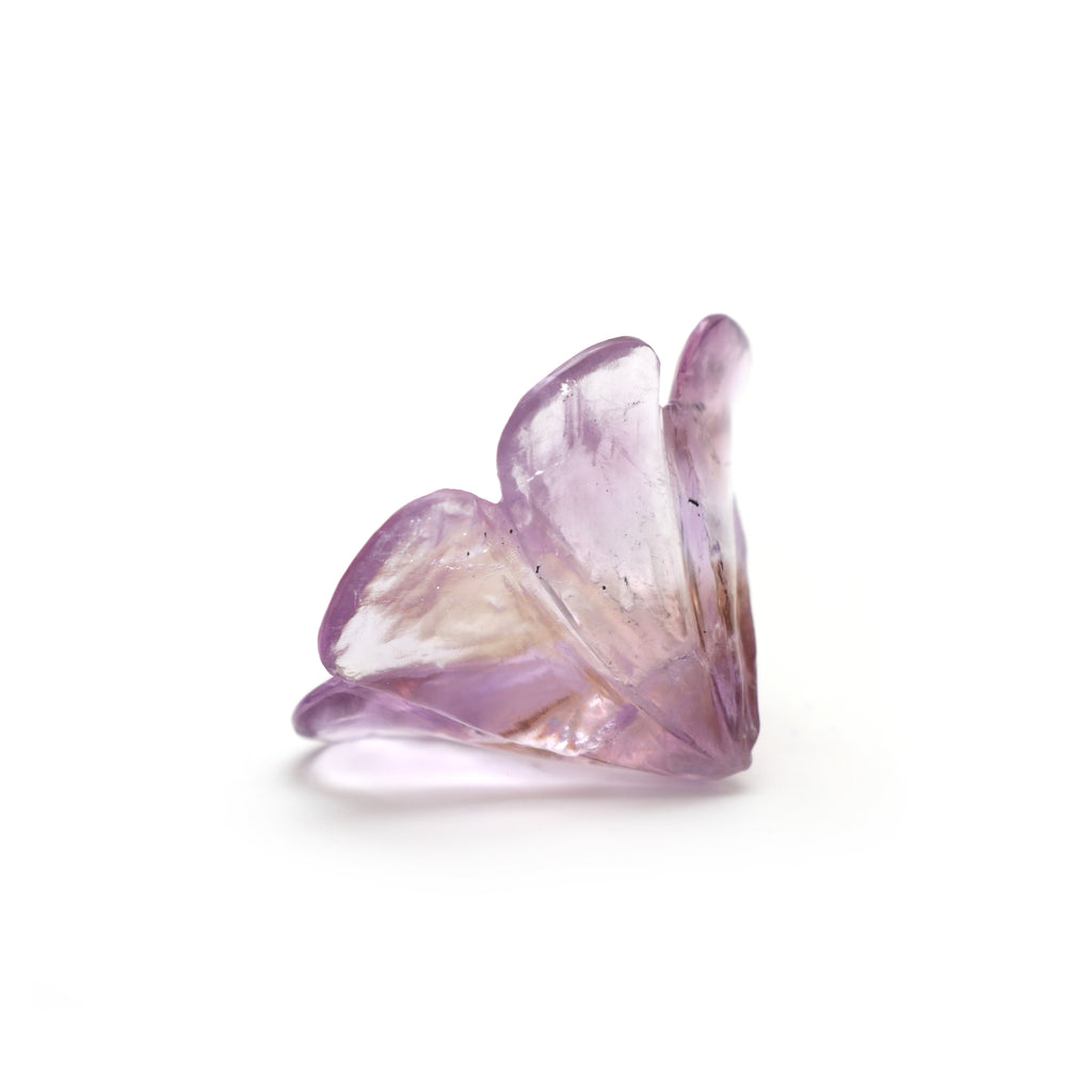 Natural Ametrine Flower Carving Loose Gemstone, 33.5x36 mm, Ametrine Jewelry Handmade Gift for Women, 1 Piece - National Facets, Gemstone Manufacturer, Natural Gemstones, Gemstone Beads, Gemstone Carvings