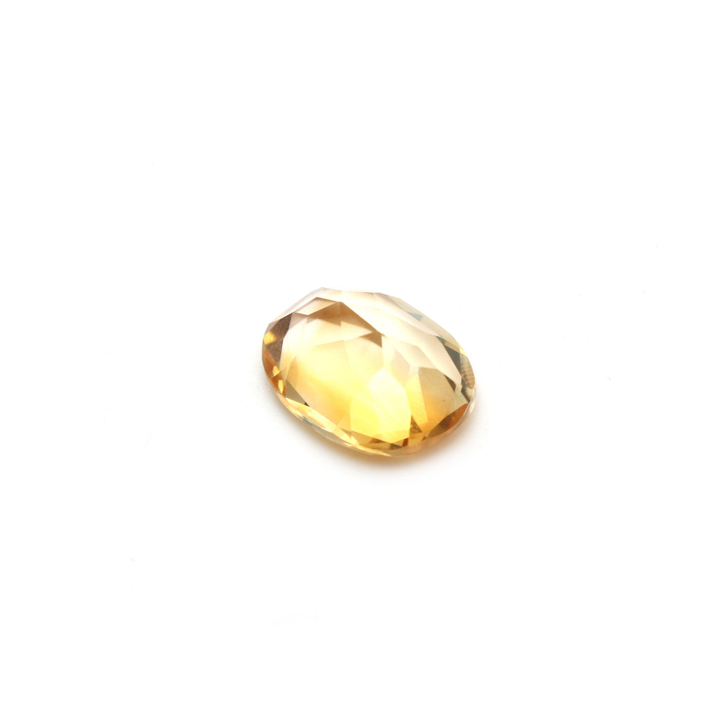 Natural Citrine Faceted Oval Loose Gemstone, 15.5x21 mm, Citrine Jewelry Handmade Gift for Women, 1 Piece - National Facets, Gemstone Manufacturer, Natural Gemstones, Gemstone Beads
