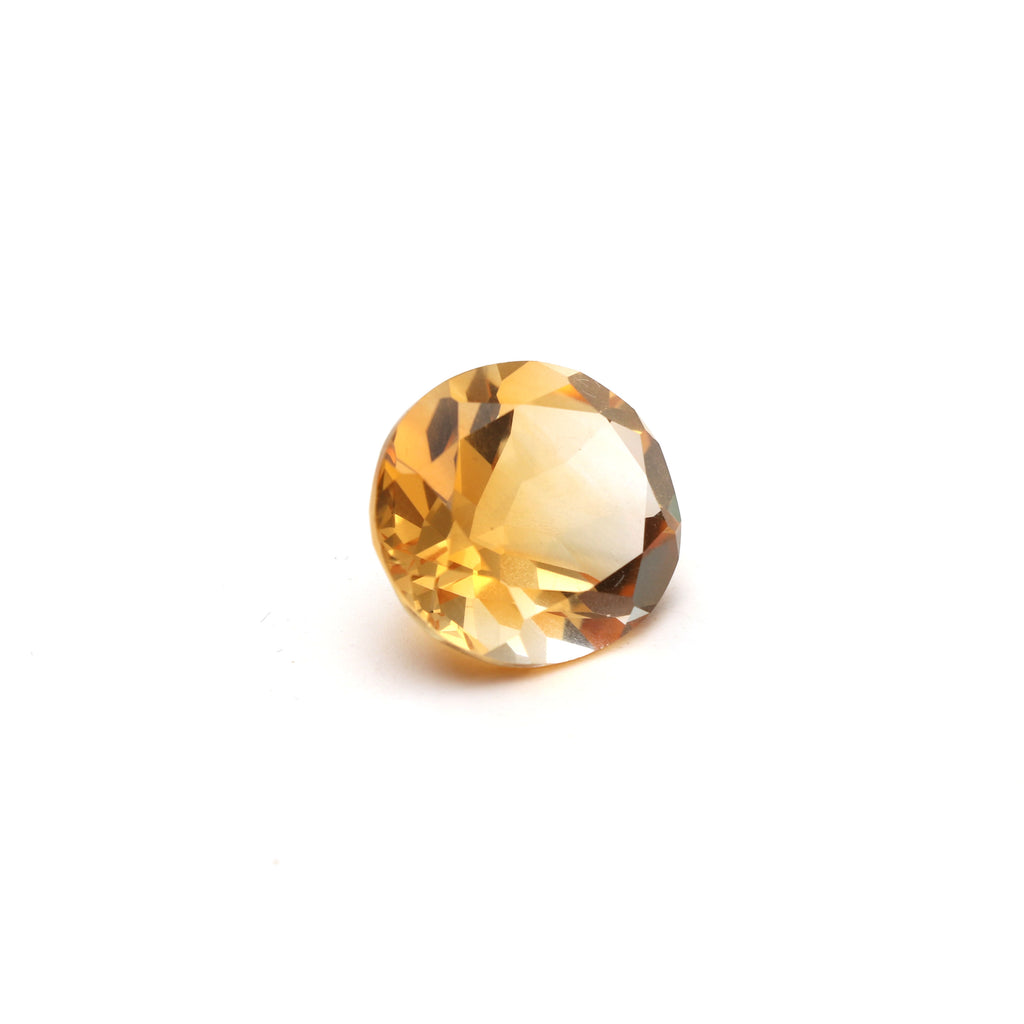 Natural Citrine Faceted Oval Loose Gemstone, 17x18.5 mm, Citrine Jewelry Handmade Gift for Women, 1 Piece - National Facets, Gemstone Manufacturer, Natural Gemstones, Gemstone Beads