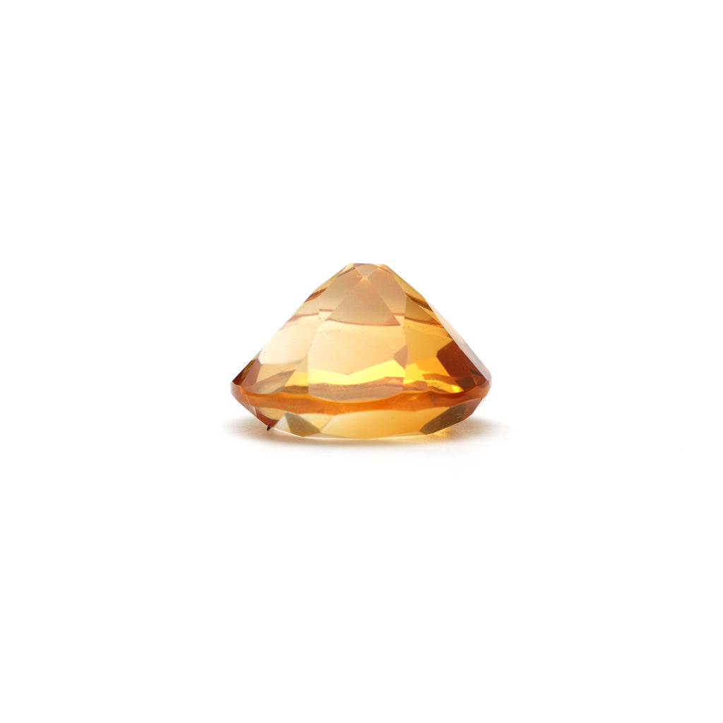 Natural Citrine Faceted Oval Loose Gemstone, 17x18.5 mm, Citrine Jewelry Handmade Gift for Women, 1 Piece - National Facets, Gemstone Manufacturer, Natural Gemstones, Gemstone Beads