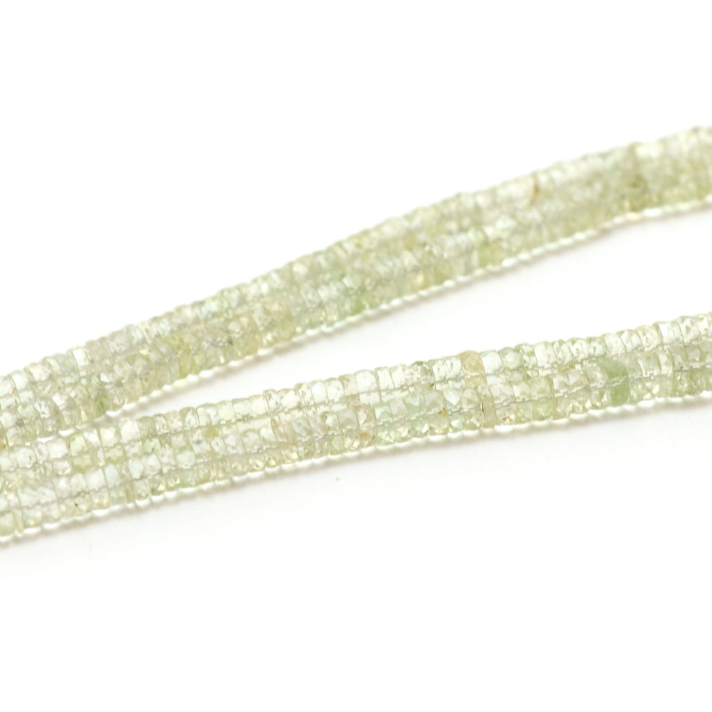 Aquamarine Faceted Tyre Beads, 5 mm to 7 mm, Aquamarine Jewelry Handmade Gift for Women, 18 Inches Full Strand, Price Per Strand - National Facets, Gemstone Manufacturer, Natural Gemstones, Gemstone Beads, Gemstone Carvings