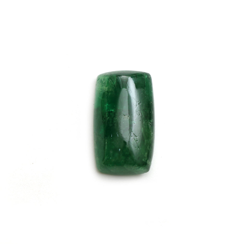 Natural Tsavorite Smooth Rectangle Loose Gemstone, 14x24 mm, Tsavorite Jewelry Handmade Gift For Women, 1 Piece - National Facets, Gemstone Manufacturer, Natural Gemstones, Gemstone Beads
