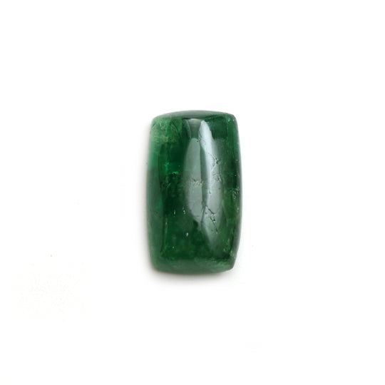 Natural Tsavorite Smooth Rectangle Loose Gemstone, 14x24 mm, Tsavorite , 1 Piece