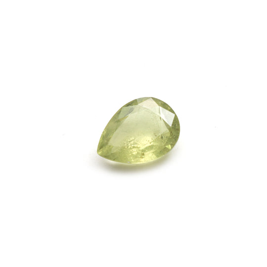 Natural Chrysoberyl Faceted Pear Loose Gemstone, 13x17 mm, Chrysoberyl Jewelry Making Gemstone, 1 Piece