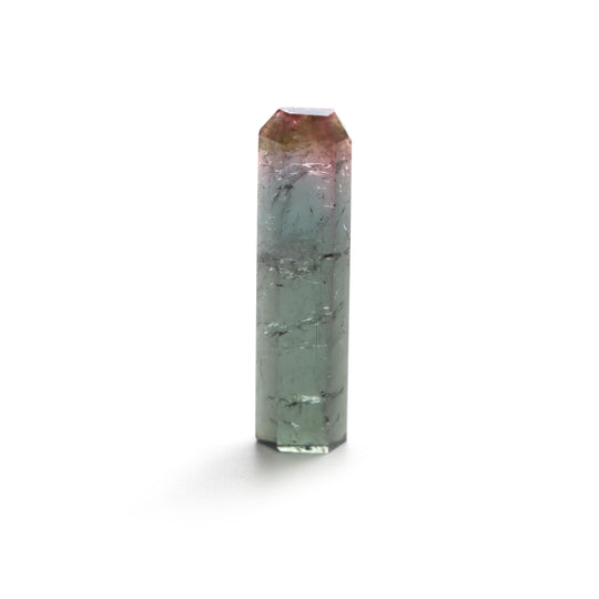 Bi-Color Tourmaline Faceted Organic Loose Gemstone, 11x43 mm, Tourmaline Jewelry Making Gemstone, 1 Piece