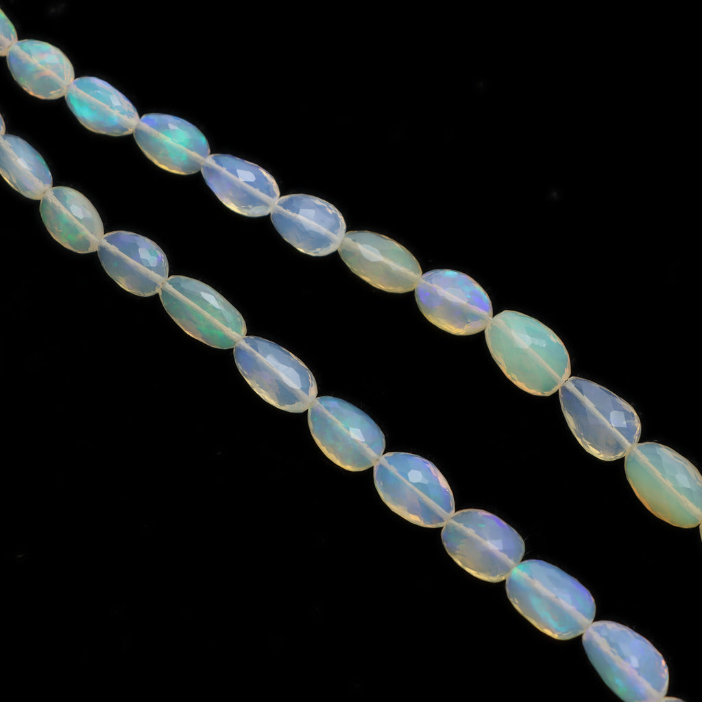 Ethiopian Opal Faceted Tumble Beads