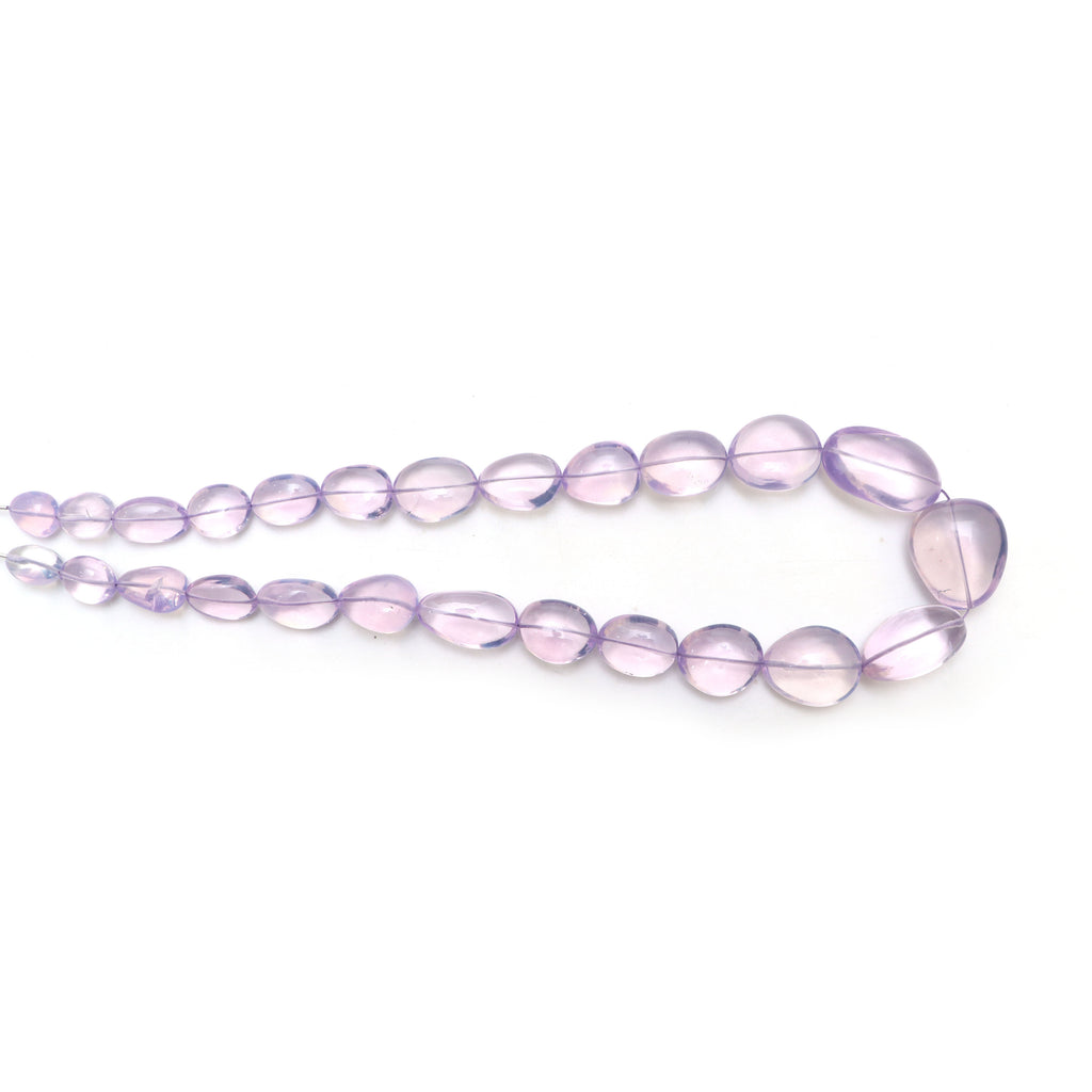 Lavender Quartz Smooth Tumble Beads