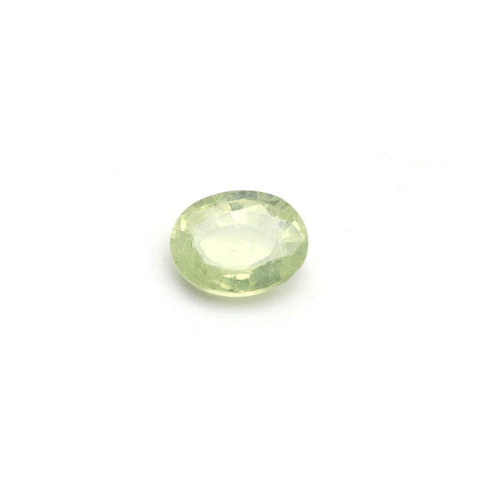 Natural Chrysoberyl Faceted Oval Loose Gemstone, 10x13 mm, Chrysoberyl , 1 Piece