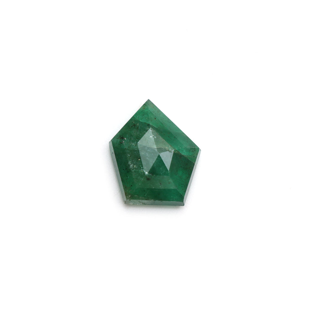 Natural Emerald Angular Cut Pentagon Loose Gemstone, 16x18.5 mm, Emerald Jewelry Handmade Gift for Women, 1 Piece - National Facets, Gemstone Manufacturer, Natural Gemstones, Gemstone Beads