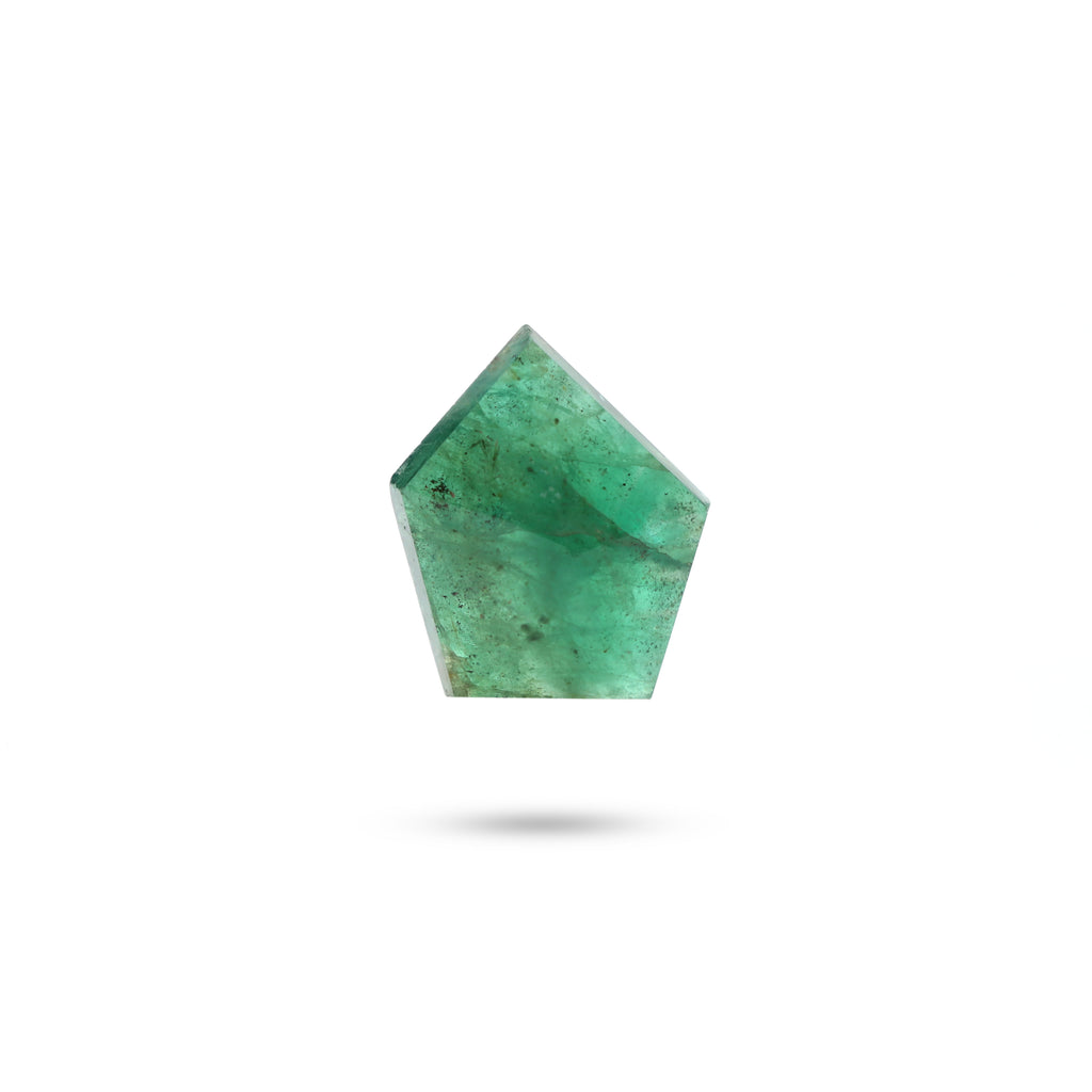 Natural Emerald Angular Cut Pentagon Loose Gemstone, 16x18.5 mm, Emerald Jewelry Handmade Gift for Women, 1 Piece - National Facets, Gemstone Manufacturer, Natural Gemstones, Gemstone Beads