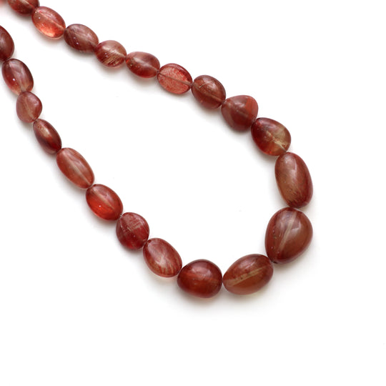 Andesine smooth tumble beads, 5x7 mm to 14x17.5 mm, Andesine jewelry making beads, Tumble shape andesine, 18 inches strand, Price per strand