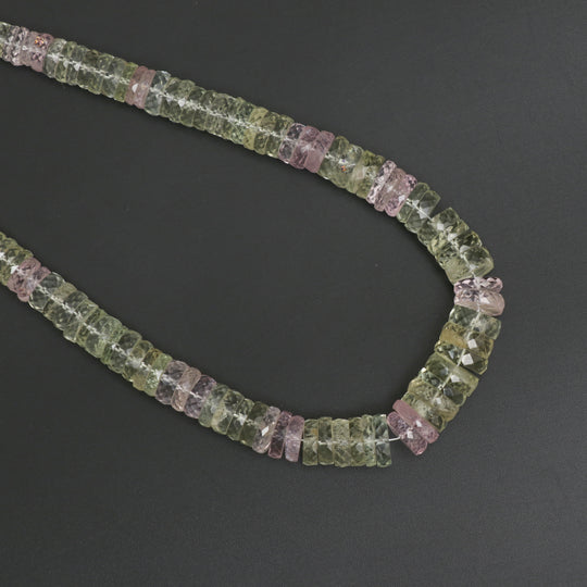 Multi Aquamarine Faceted Tyre Beads, 5 mm to 11 mm, Aquamarine Jewelry Making Beads, 16 Inches Full Strand, Price Per Strand